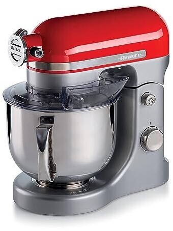 غذا ساز چندکاره آریته ایتالیا مدل Ariete Moderna 1589 | قرمز | مخلوط‌کن، خردکن، رنده و همزن | توان ۱۰۰۰ وات